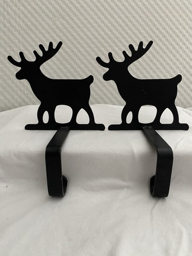 Metal reindeer stocking - reindeer,